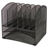 Lorell Horizontal Vertical Mesh Desk Organizer