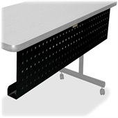 Lorell Rectangular Training Table Modesty Panel