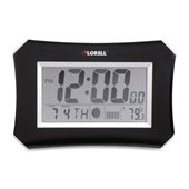 Lorell LCD Wall/Alarm Clock