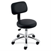 Lorell Round Stool with Back