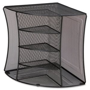 Lorell Mesh Corner Desktop Organizer
