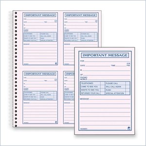 Adams Carbonless Important Message Pad