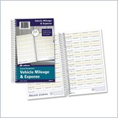 Adams Vehicle Mileage/Expense Journal Pocket