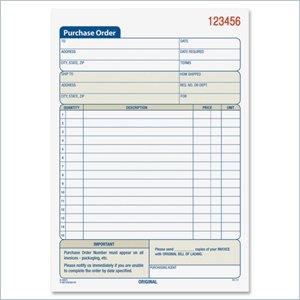 Adams Carbonless Purchase Order Statement