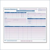 Adams Employee's Personnel File Folder