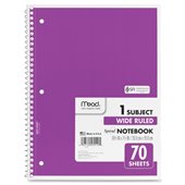 Mead One Subject Notebook