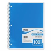 Mead One Subject Notebook