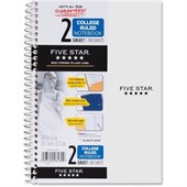Mead Five Star 2-Subject Notebook