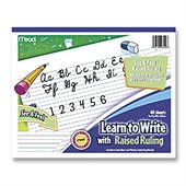 Mead Acadamie Raised Ruling Writing Tablet