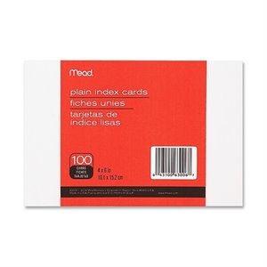 Mead Plain Index Card