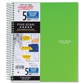 Five Star 5-Subject Trend Notebook
