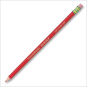 Dixon Ticonderoga Eraser Tipped Checking Pencils