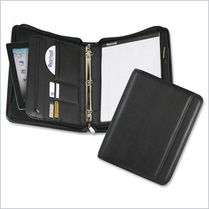 Samsill Sterling Zipper Pad Holder/Ring Binder