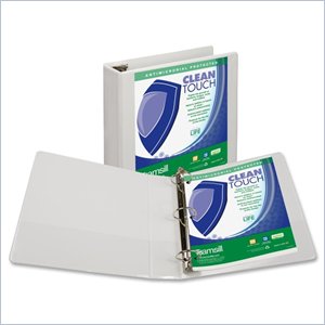 Samsill Antimicrobial Insertable Round Ring Binder