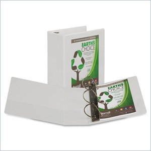 Samsill Earth's Choice Biodegradable D-Ring View Binder