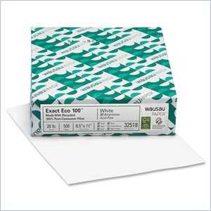 Wausau Paper Exact Eco 100 Paper