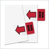 Redi-Tag Sign Here Adhesive Page Flags