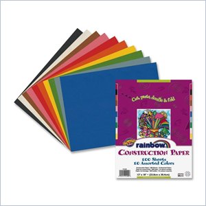 Rainbow Super Value Construction Paper