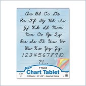 Pacon Colored Paper Chart Tablets