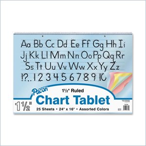 Pacon Colored Paper Chart Tablets