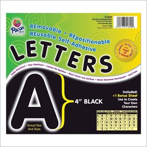 Pacon Self-Adhesive Removable Letters
