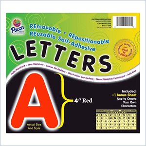 Pacon Self-Adhesive Removable Letters