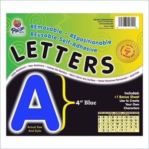 Pacon Self-Adhesive Removable Letters