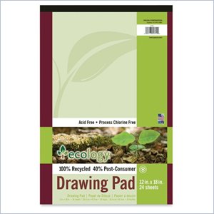 Pacon Ecology Recycled Drawing Pad