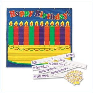 Pacon Birthday Pocket Chart