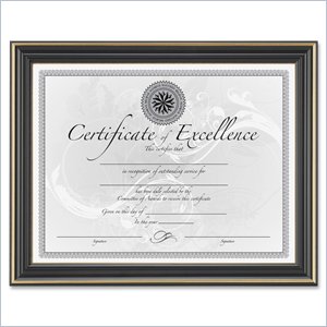 Burnes Hi-Gloss Document Frame