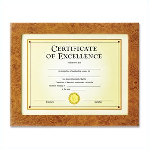 Burnes Haverland Burl Document Frame