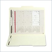 SJ Paper Manila Reinforced Folder with Fasteners