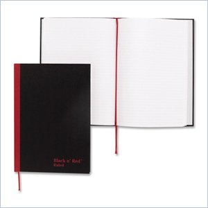 John Dickinson Black n' Red Casebound Notebook