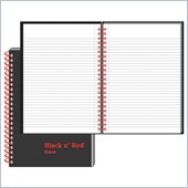 John Dickinson Black n' Red Wirebound Notebook