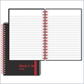 John Dickinson Black n' Red Ruled Notebook