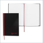 John Dickinson Black n' Red Recycled Casebound Notebook