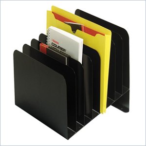 MMF Steelmaster 264S8BLA Slanted Vertical File Organizer