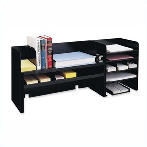 MMF 2061DOBK Raised Shelf Design Desk Organizer