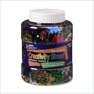 ChenilleKraft Shaker Jar With Glittering Confetti