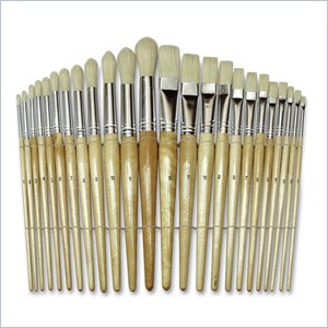 ChenilleKraft Round Wood Paint Brush Set