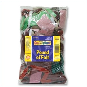 ChenilleKraft Pound of Felt Remnant