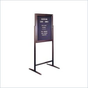 Ghent Sentry Free Standing Message Center