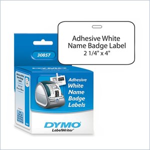Dymo Name Badge Label with Clip Hole
