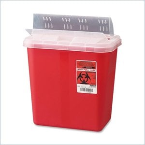 Unimed-Midwest Sharp Container with Drop Lid