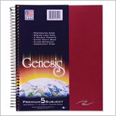 Roaring Spring Genesis 5-Subject Wirebound Notebook