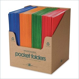Roaring Spring Fashion Colors Embossed Two Pocket Portfolio