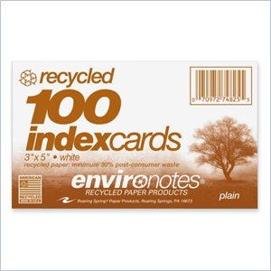Roaring Spring Plain Index Card
