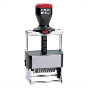 COSCO ClassiX Self-Inking 10-Band Number Stamp