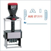 COSCO ClassiX Self-Inking PAID Message/Date Stamp