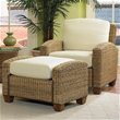Club Chairs with Ottomans